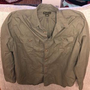Eddie Bauer button up men’s shirt